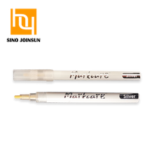 Marqueur de craie comestible en argent