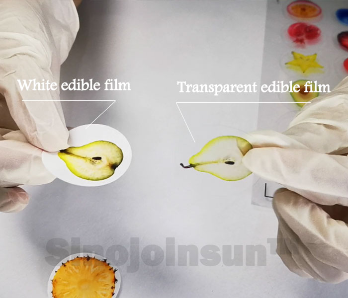 Papier comestible pour décorer des bonbons et un dessert à gâteau