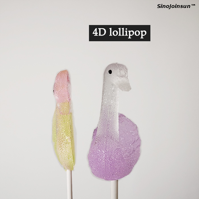 Lollipops d'art de vitamine C sans sucre 4D